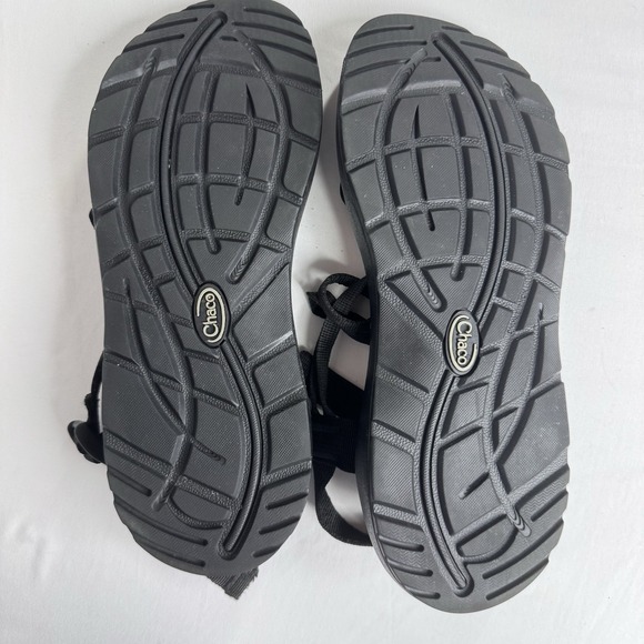 Chaco ZX2 Classic Black Sandals Womens 10 Hiking Trail Beach Comfort EXCELLENT - Picture 6 of 10